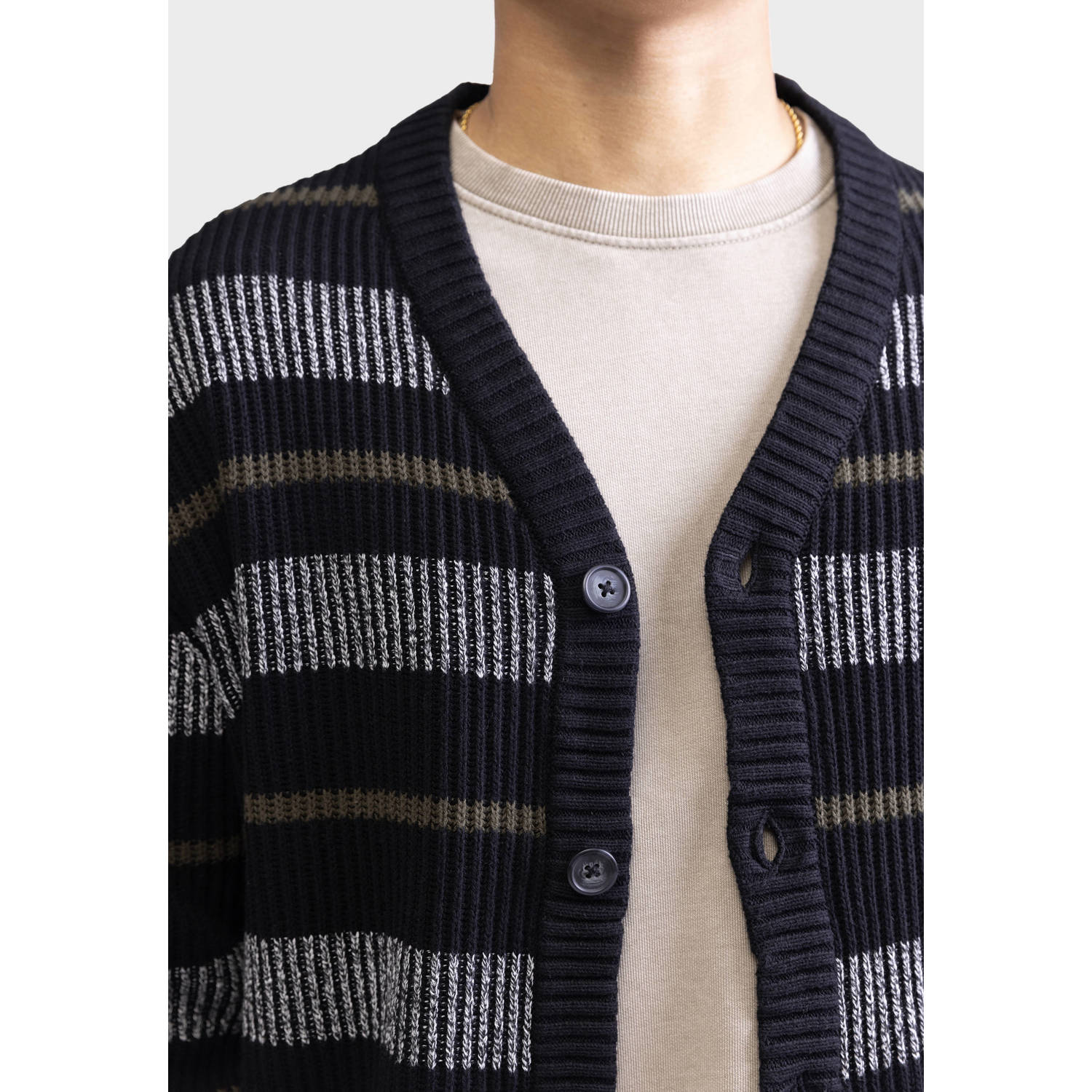 Redefined Rebel cardigan gebreid zwart