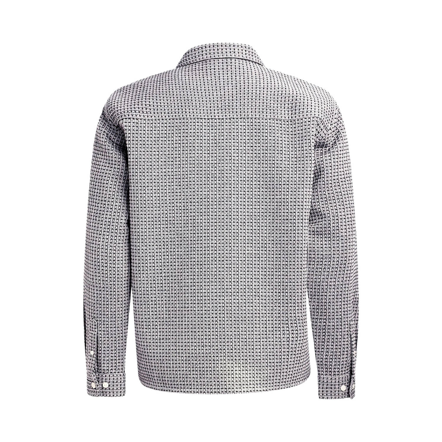 Redefined Rebel overshirt met textuur grijs
