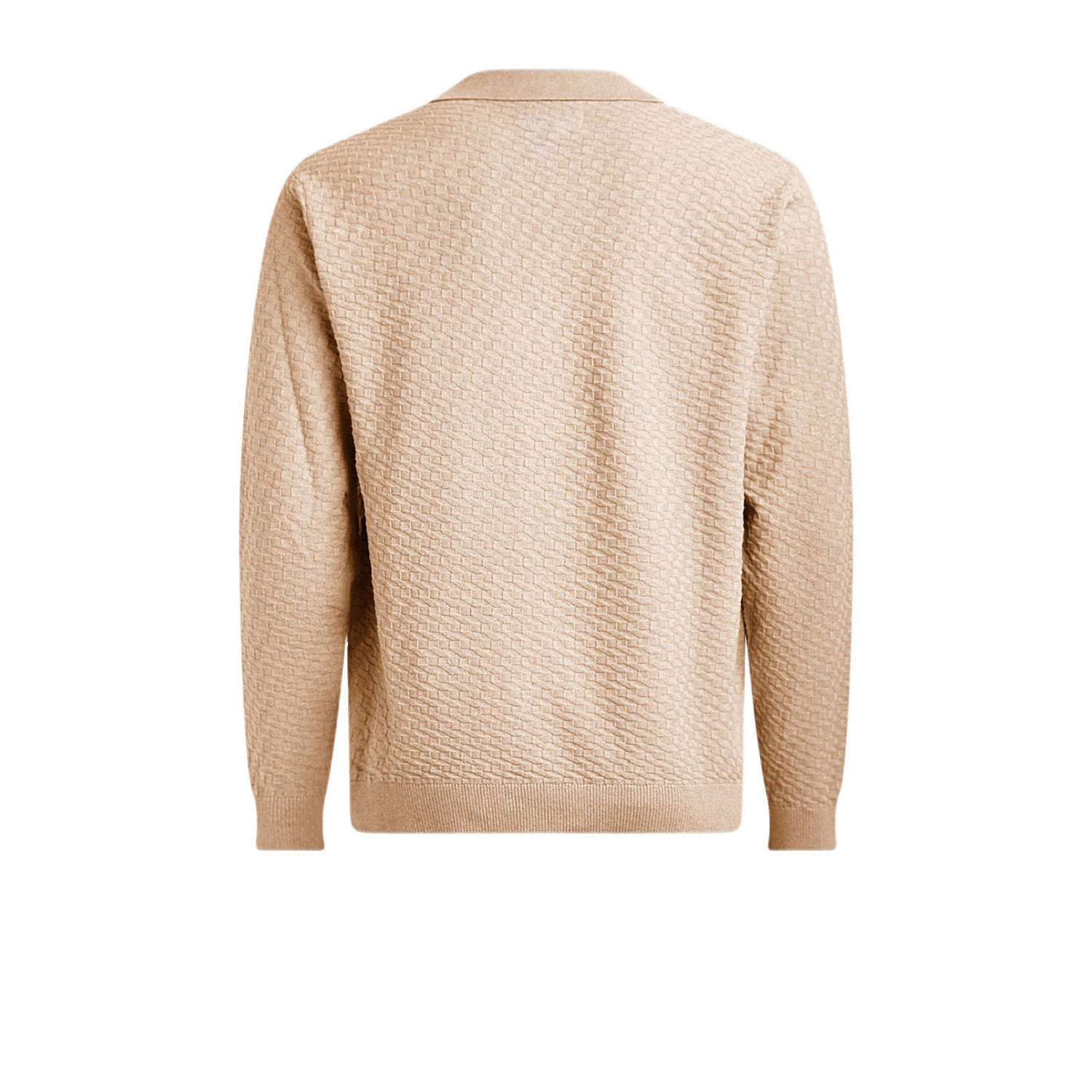 Redefined Rebel trui met ingebreid patroon beige