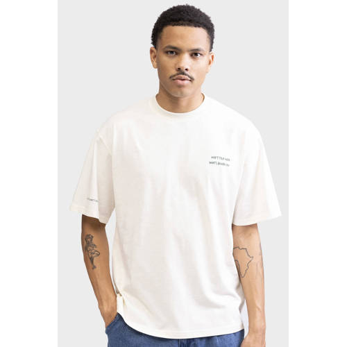 Redefined Rebel oversized T-shirt ecru afbeelding