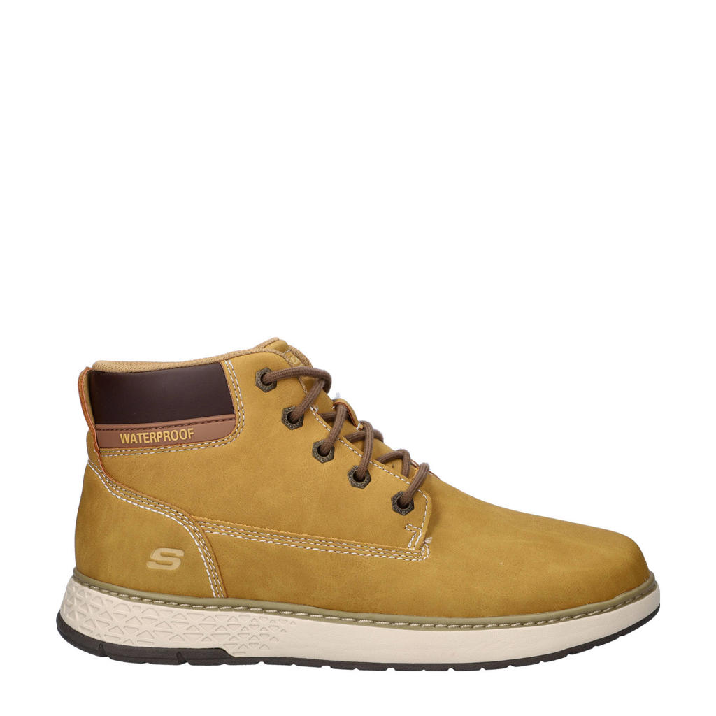 Skechers veterboots oker