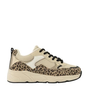 chunky sneakers beige/panter