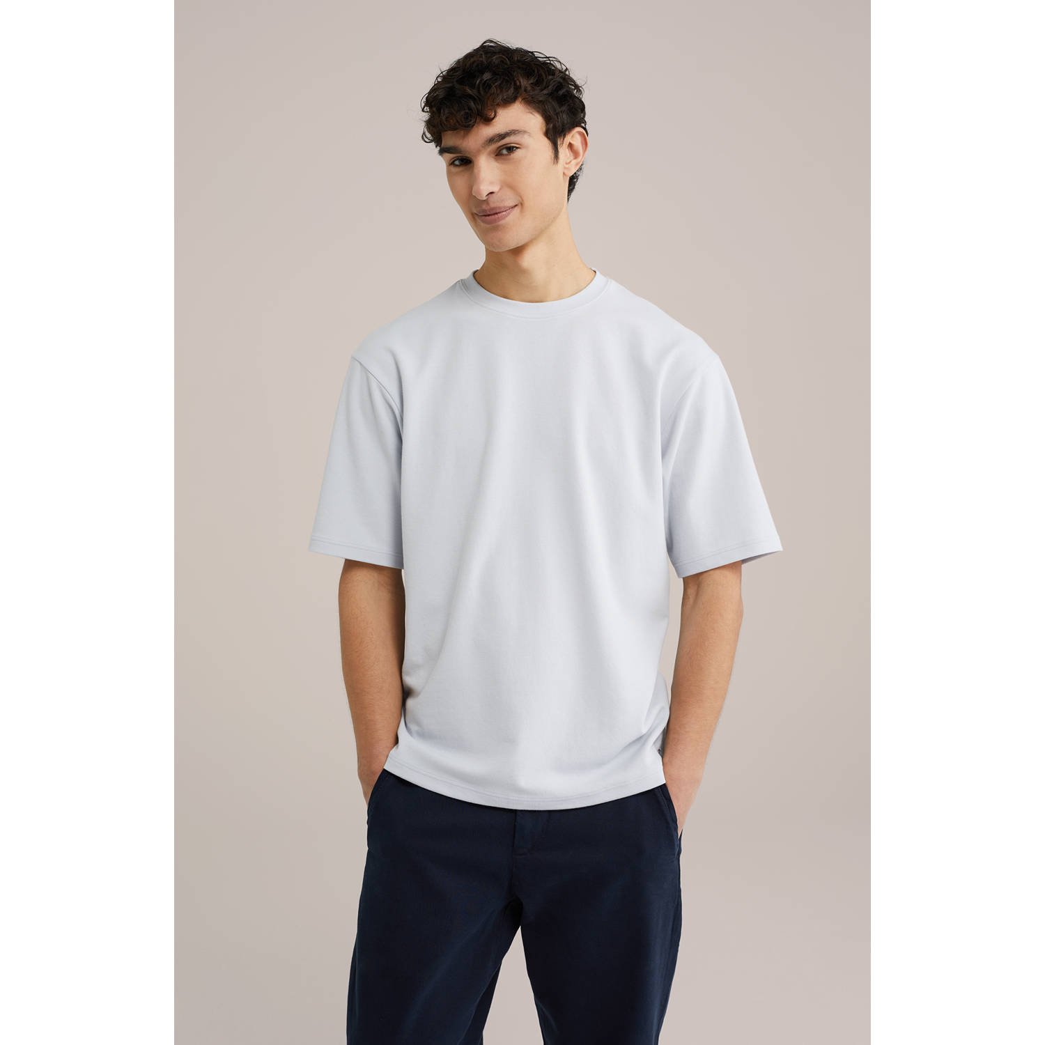 WE Fashion T-shirt lichtblauw