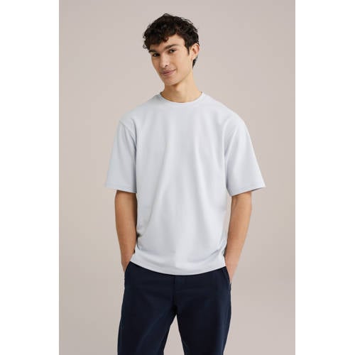 WE Fashion T-shirt lichtblauw afbeelding
