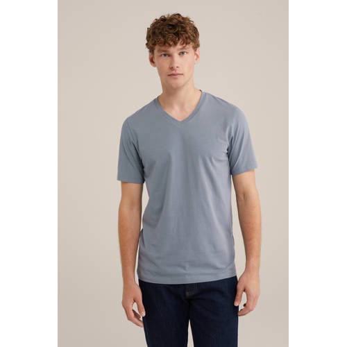 WE Fashion T-shirt grijsblauw afbeelding