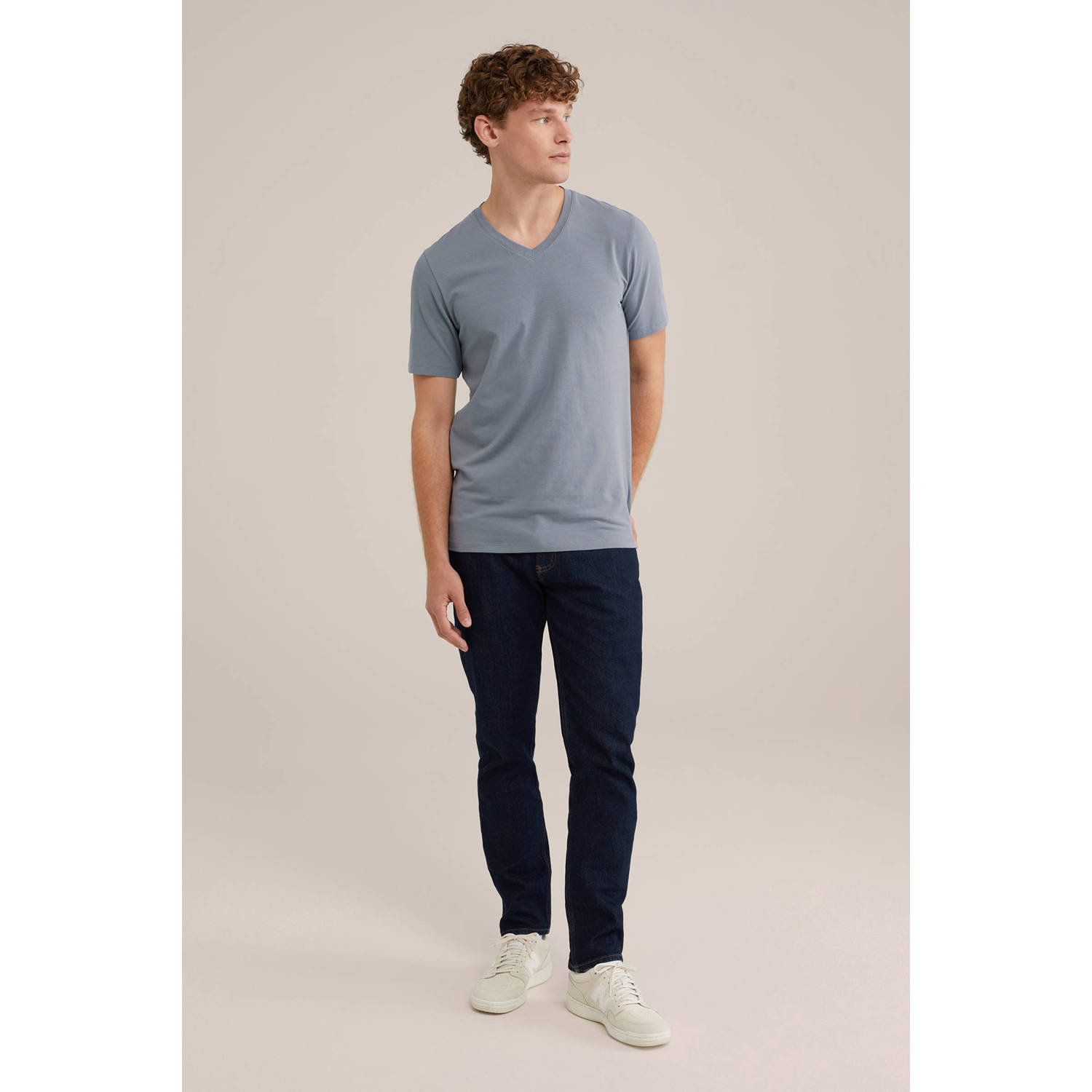 WE Fashion T-shirt grijsblauw