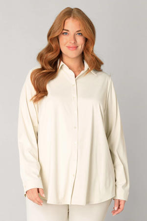 blouse travelstof zand