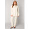 Base Level Curvy blouse travelstof zand
