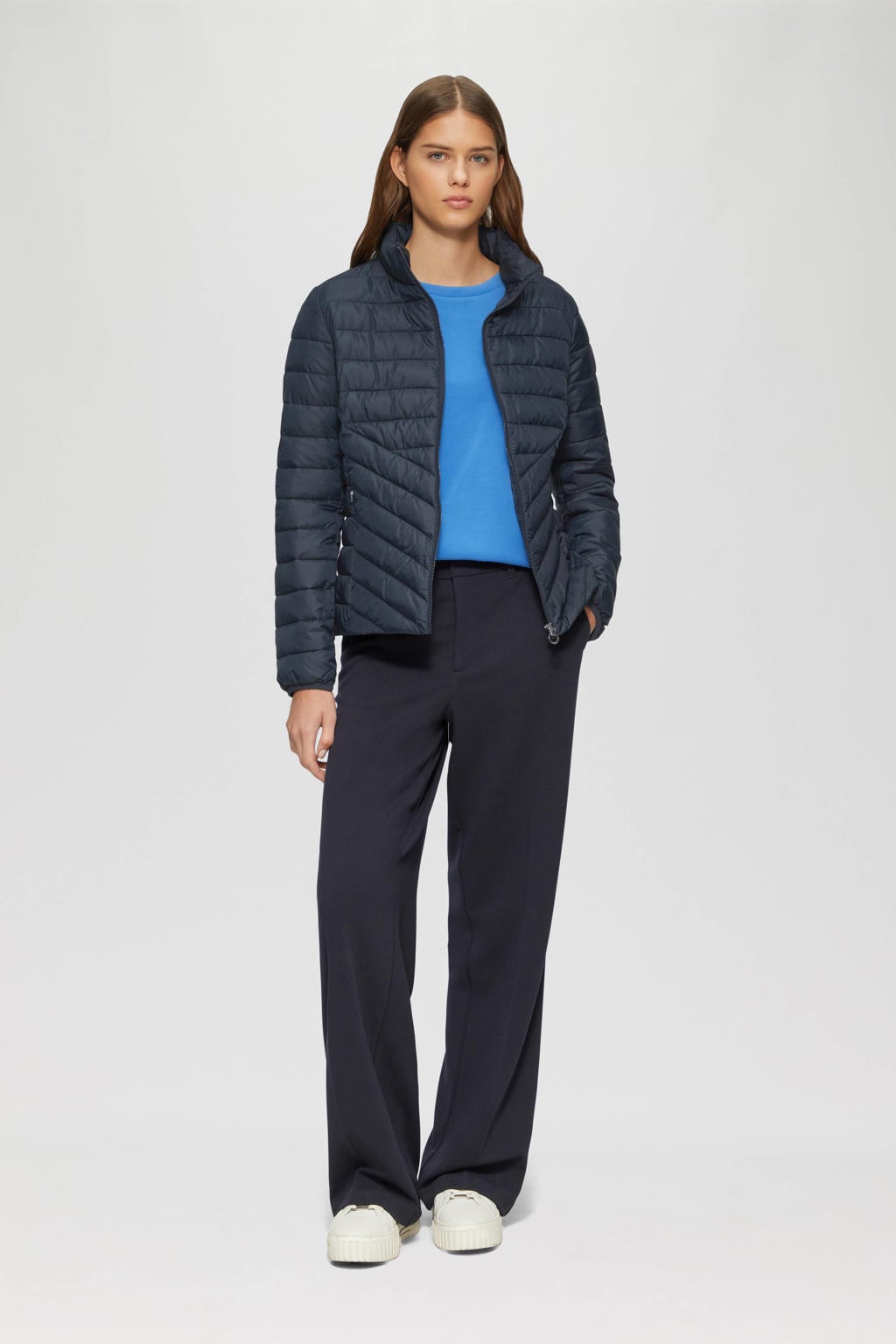 s.Oliver gewatteerde jas marineblauw