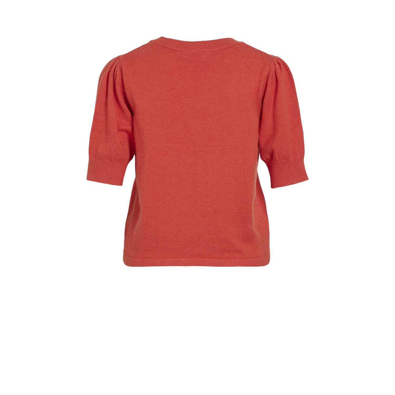 VILA top rood gebreid