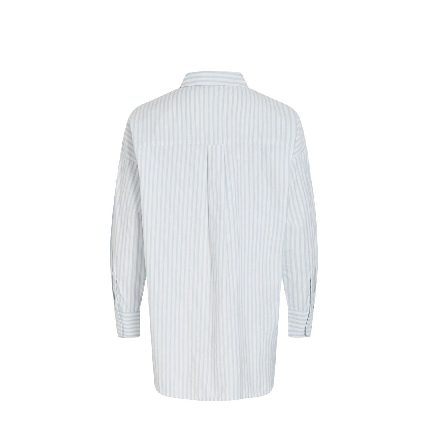 VILA blouse lichtblauw