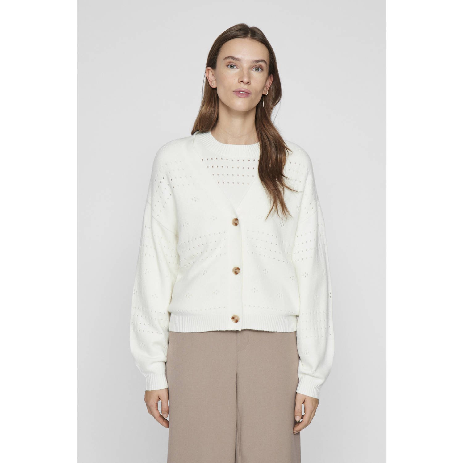 Vila Vest VIRIL V-NECK L S KNIT CARDIGAN NOOS