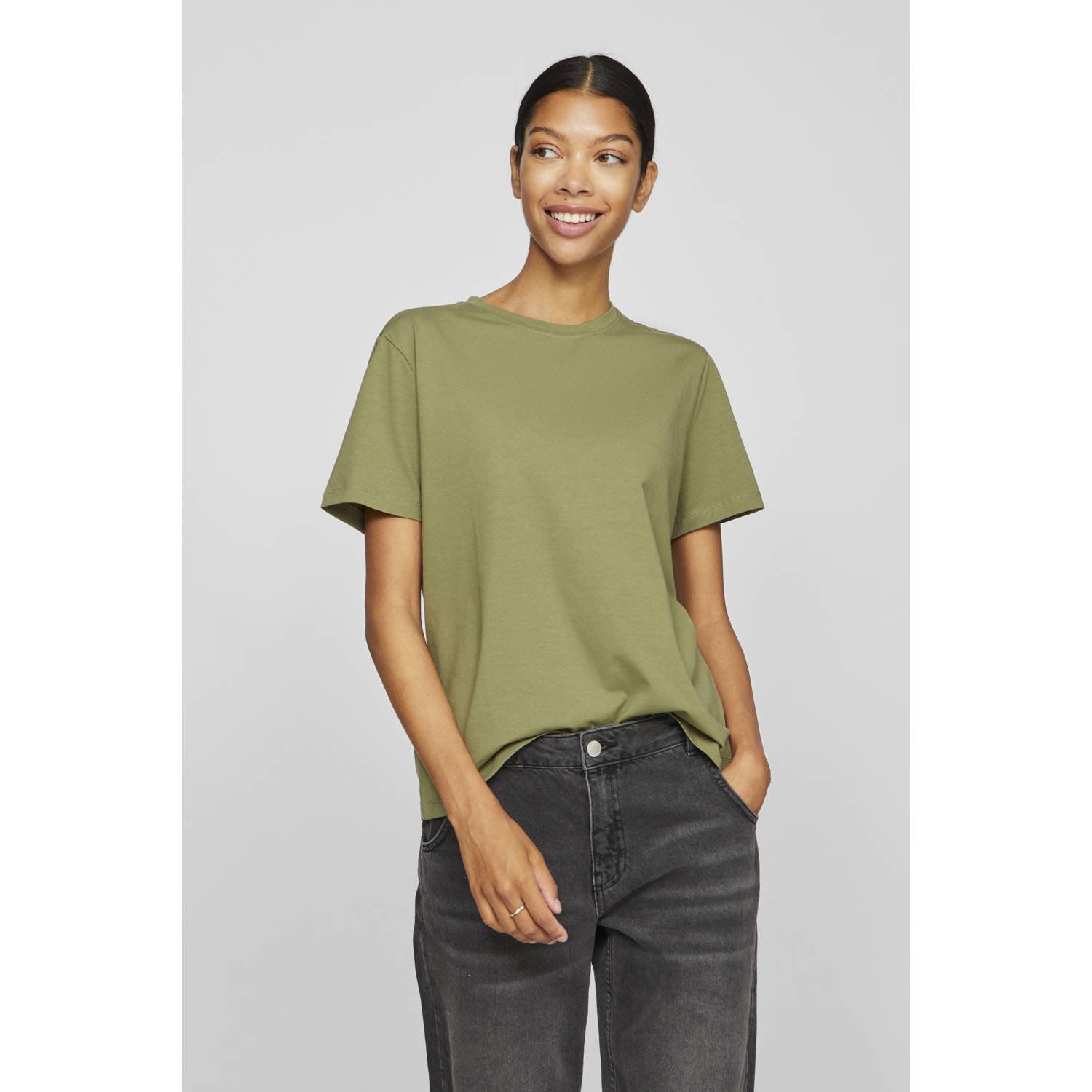 Vila Shirt met korte mouwen VINORA S S T-SHIRT NOOS