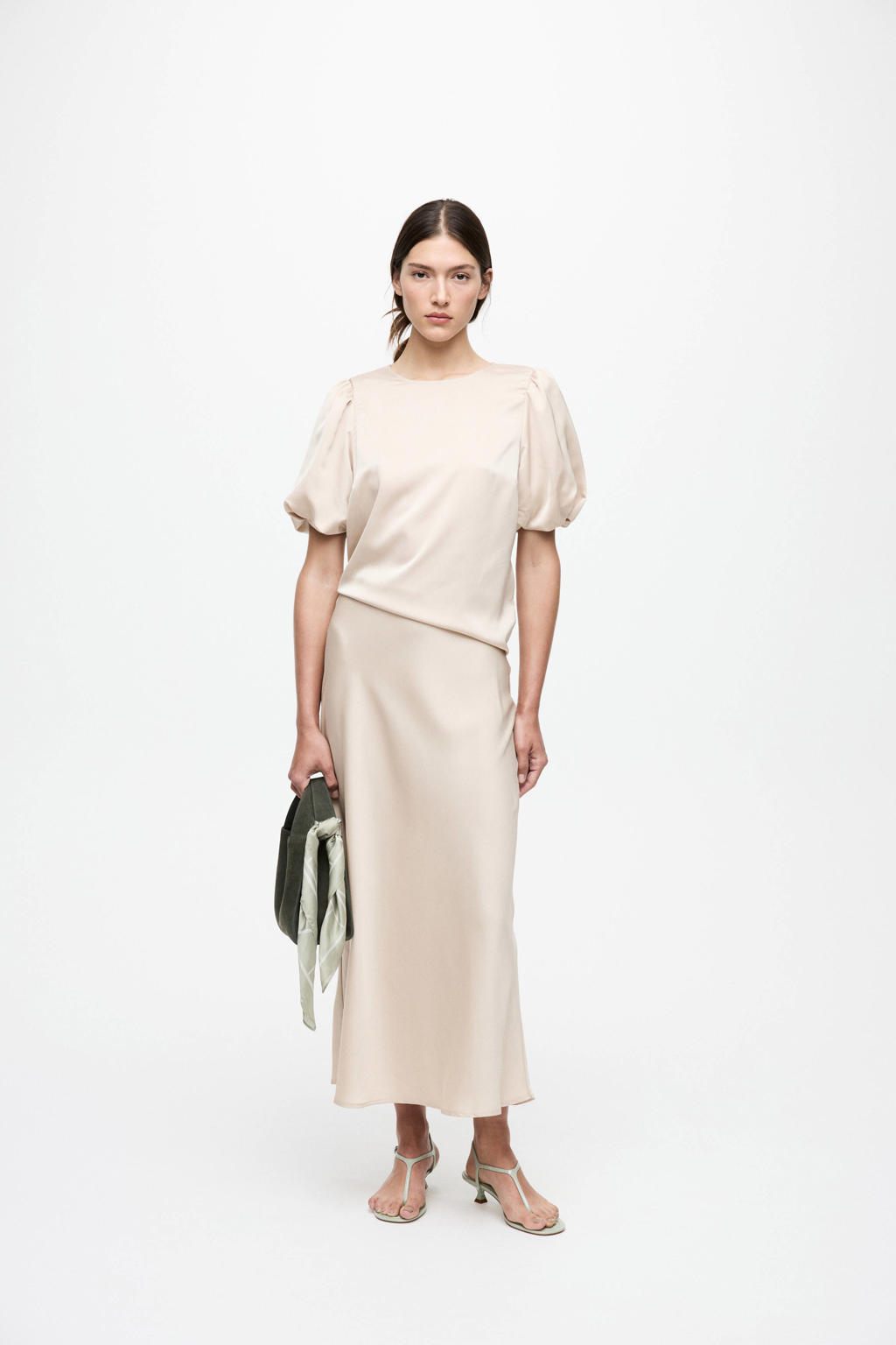 VILA rok beige