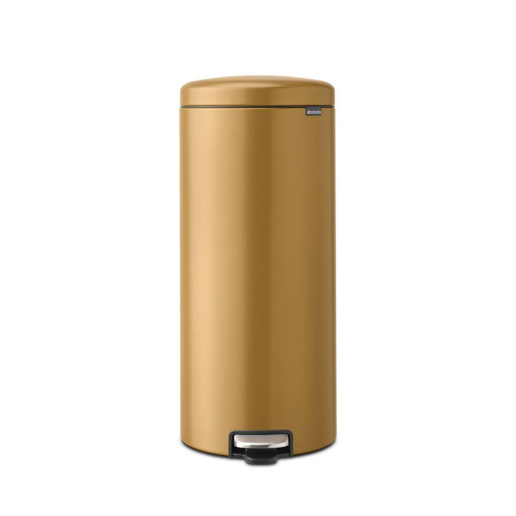 Brabantia Brabantia NewIcon Pedaalemmer, 30 liter, kunststof binnenemmer - Warm Gold