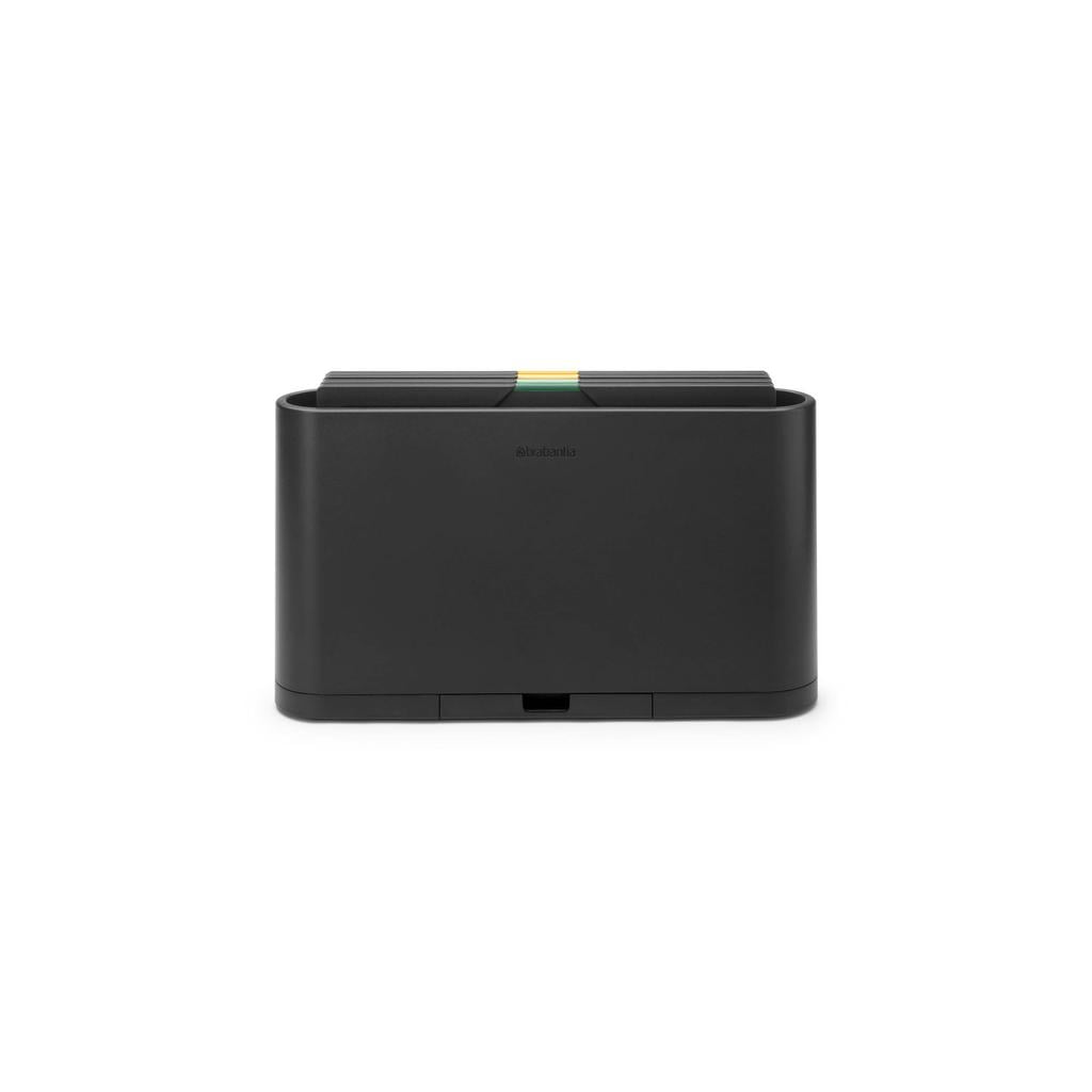 Brabantia Brabantia Tasty+ Snijplanken set plus houder, 4-delig (voor groenten, brood, vlees en vis) - Dark Grey