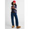 Anytime gebreid gilet donkerblauw