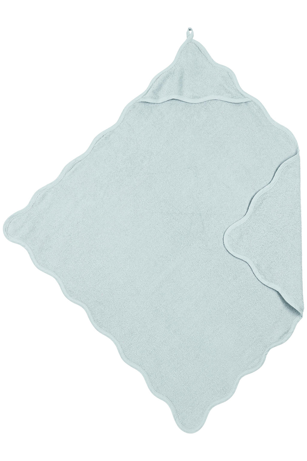 Meyco badstof badcape Wavy grey blue