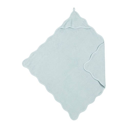Meyco badstof badcape Wavy grey blue afbeelding