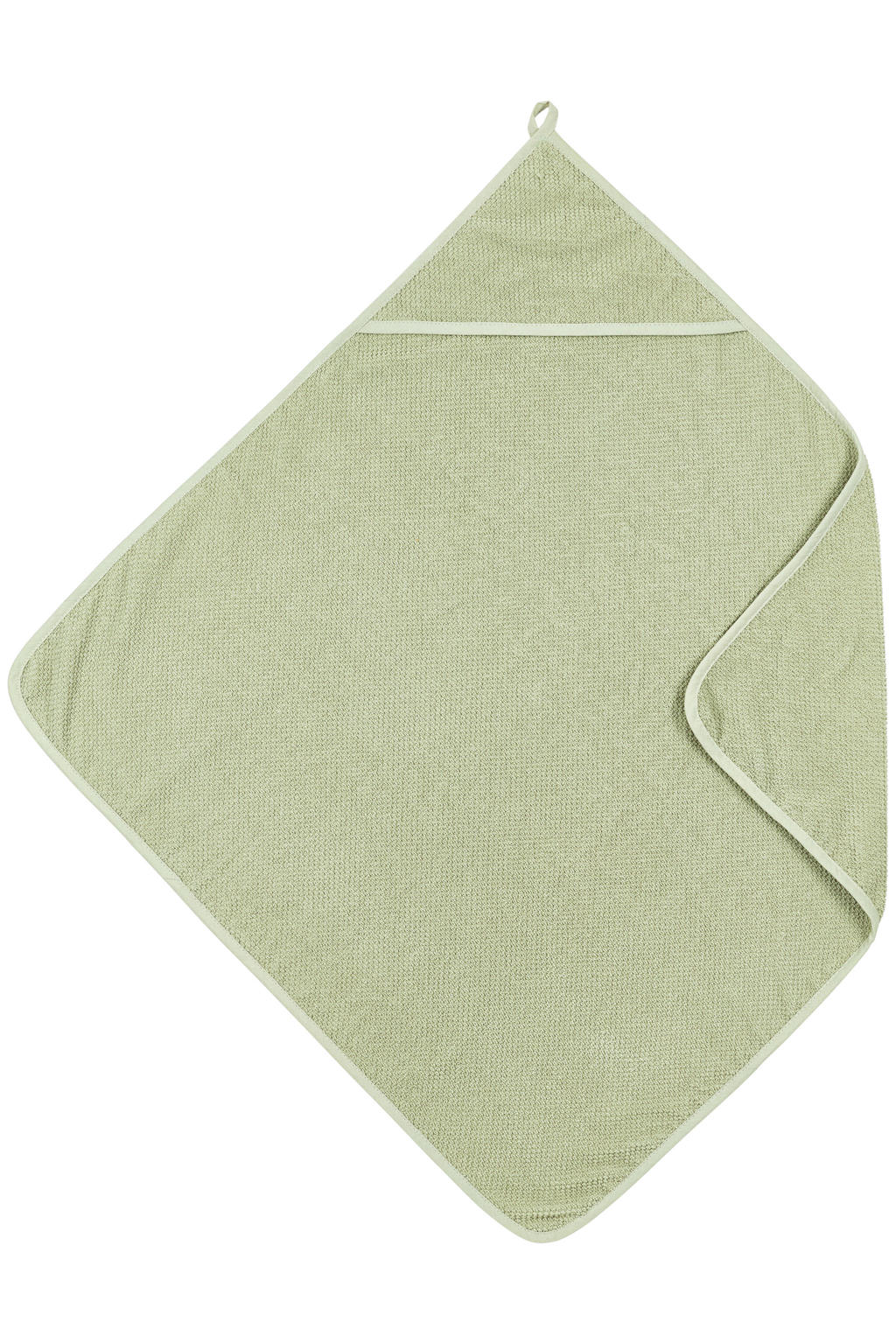 Meyco badcape Popcorn soft olive