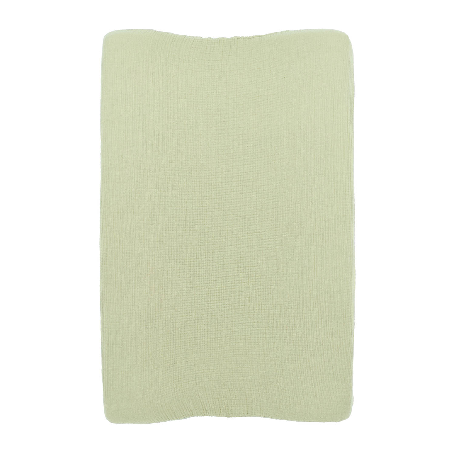 Meyco pre-washed hydrofiel aankleedkussenhoes soft olive