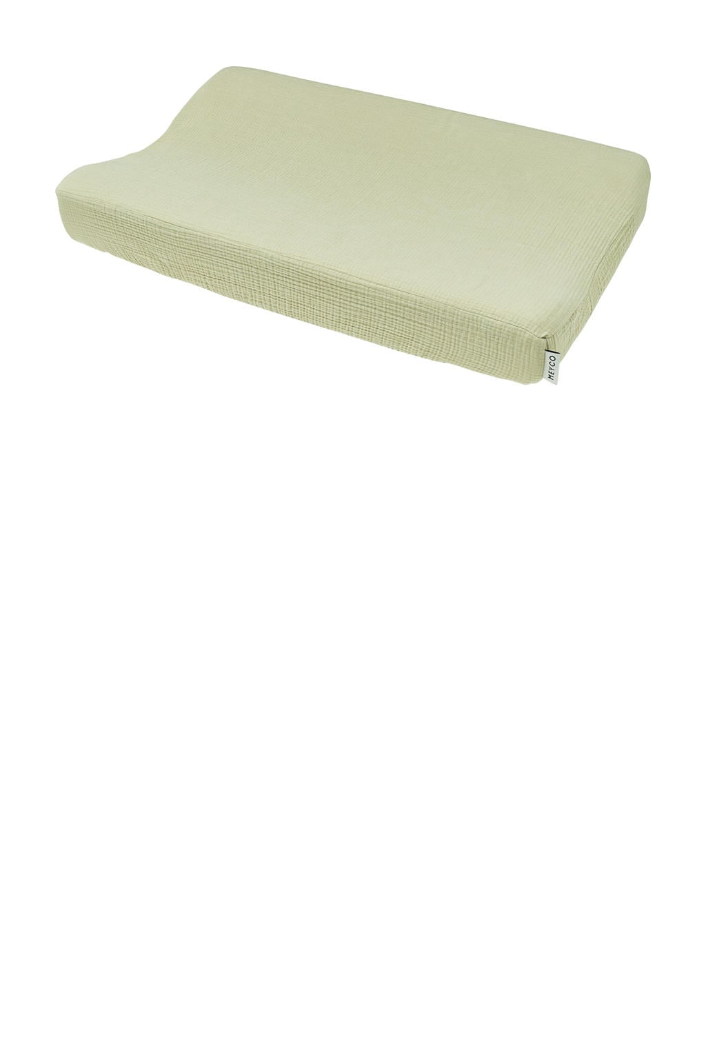 Meyco pre-washed hydrofiel aankleedkussenhoes soft olive