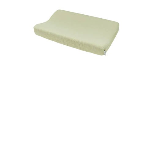 Meyco pre-washed hydrofiel aankleedkussenhoes soft olive afbeelding