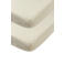 Meyco jersey hoeslaken ledikant - soft sand (set van 2)