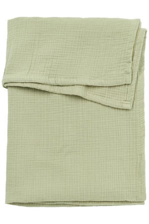 pre-washed hydrofiel ledikant laken soft olive