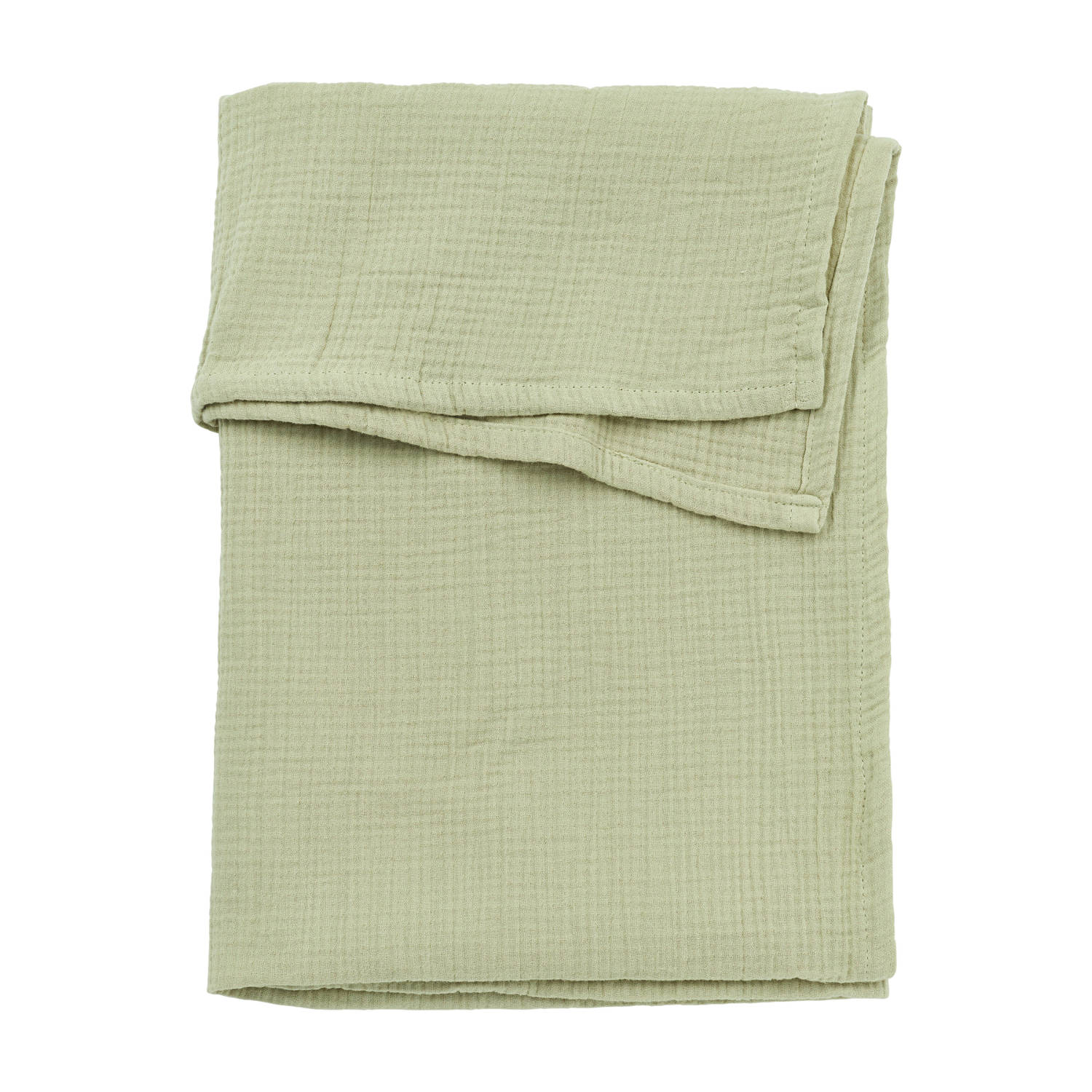 Meyco pre-washed hydrofiel wieglaken soft olive