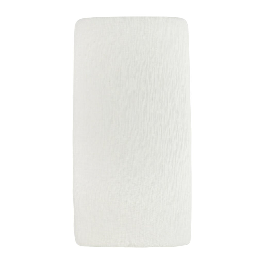 Meyco hoeslaken wieg pre-washed hydrofiel offwhite 40x80cm