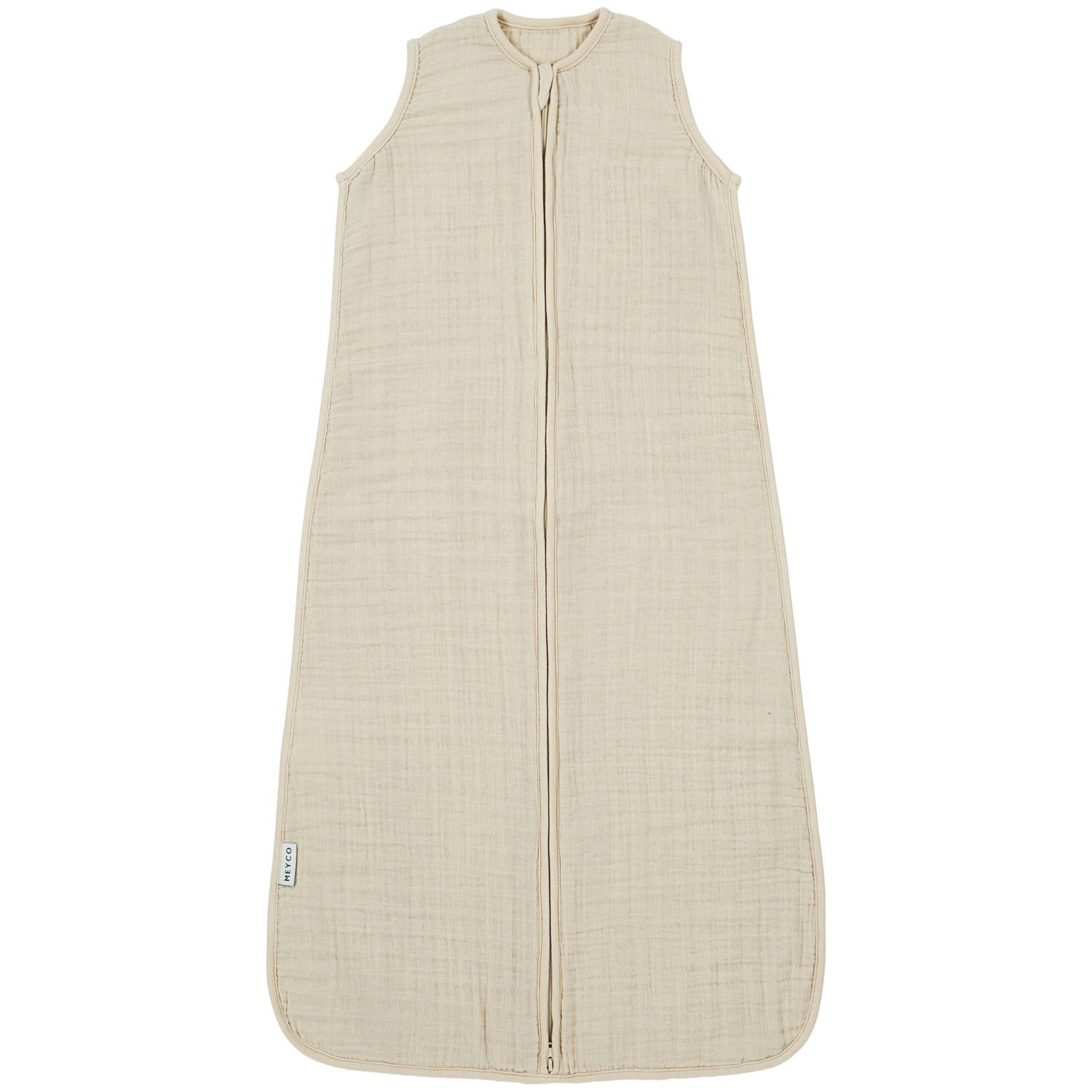 Meyco pre-washed hydrofiele zomerslaapzak soft sand