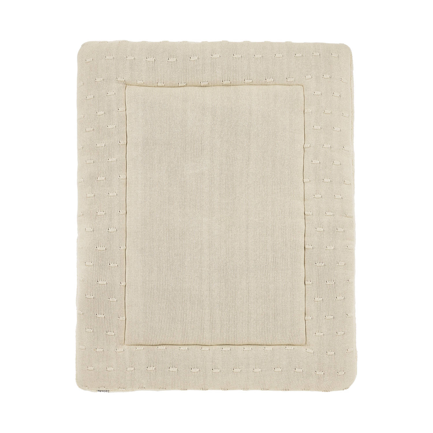 Meyco Knots boxkleed soft sand