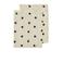 Meyco pre-washed hydrofiel washandje Sweet Heart - soft sand/black (set van 2)