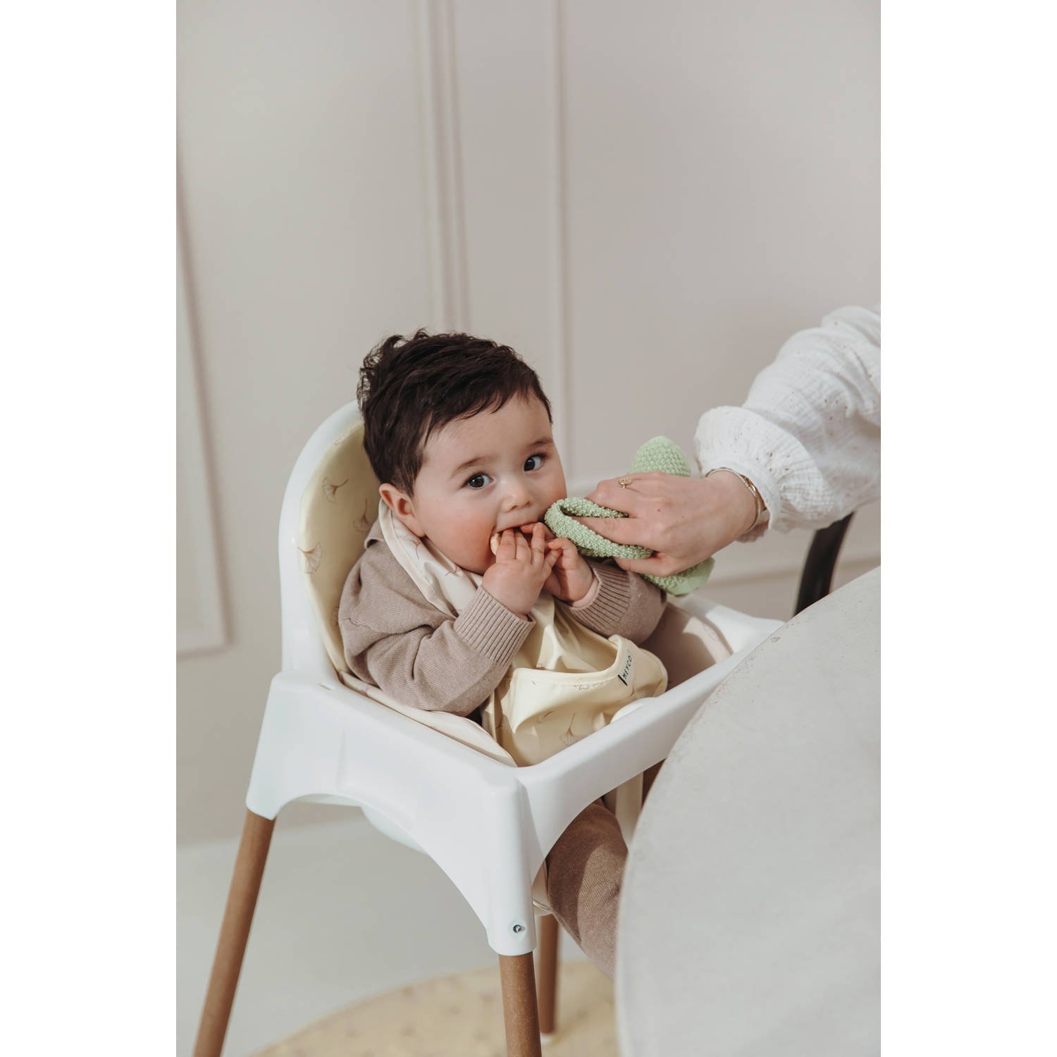 Meyco stoelverkleiner Ginkgo soft sand
