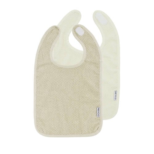 Meyco slab Popcorn - set van 2 natural/soft sand afbeelding