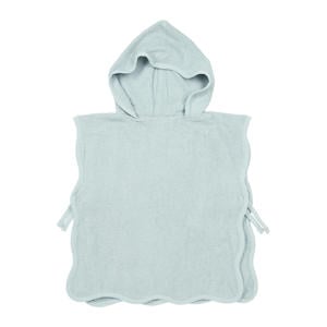 badstof badponcho Wavy grey blue 1-3 jaar