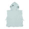 Meyco badstof badponcho Wavy grey blue 1-3 jaar