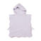 Meyco badstof badponcho Wavy soft lavender 1-3 jaar