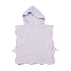 badstof badponcho Wavy soft lavender 1-3 jaar