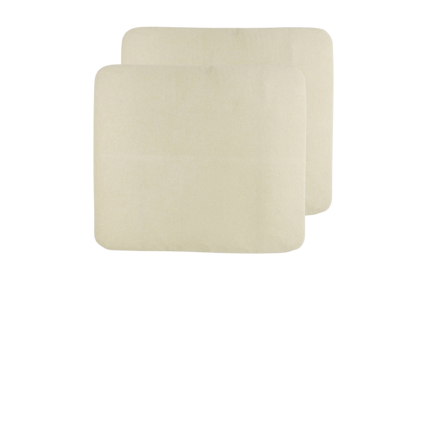 Meyco badstof aankleedkussenhoes set van 2 soft sand