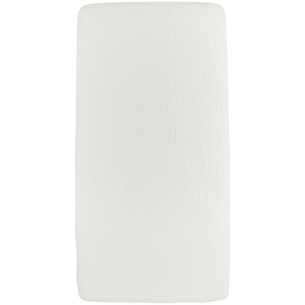 Meyco hoeslaken ledikant pre-washed hydrofiel offwhite 60x120cm