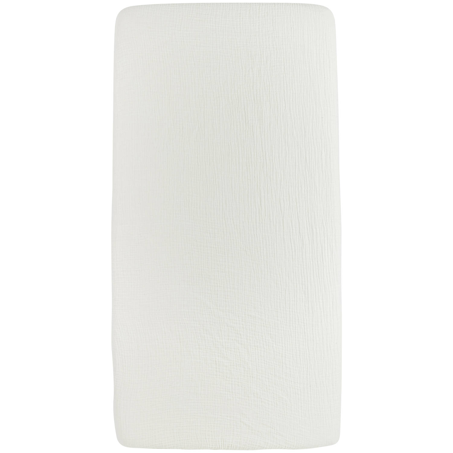 Meyco hoeslaken ledikant pre-washed hydrofiel offwhite 60x120cm