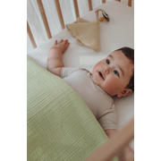 thumbnail: Meyco hoeslaken ledikant pre-washed hydrofiel offwhite 60x120cm