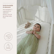thumbnail: Meyco hoeslaken ledikant pre-washed hydrofiel offwhite 60x120cm