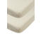 Meyco jersey hoeslaken co-sleeper - soft sand (set van 2)