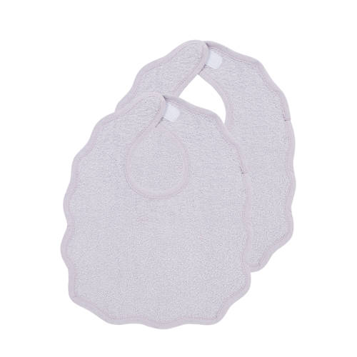 Meyco badstof slab Wavy - set van 2 soft lavender afbeelding