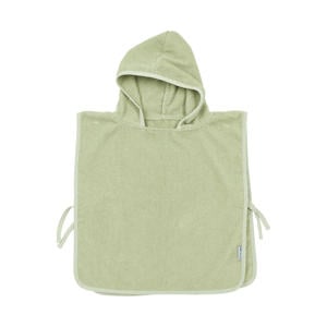 badponcho Popcorn soft olive 1-3 jaar