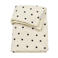 Meyco pre-washed hydrofiel wiegdeken Sweet Heart soft sand