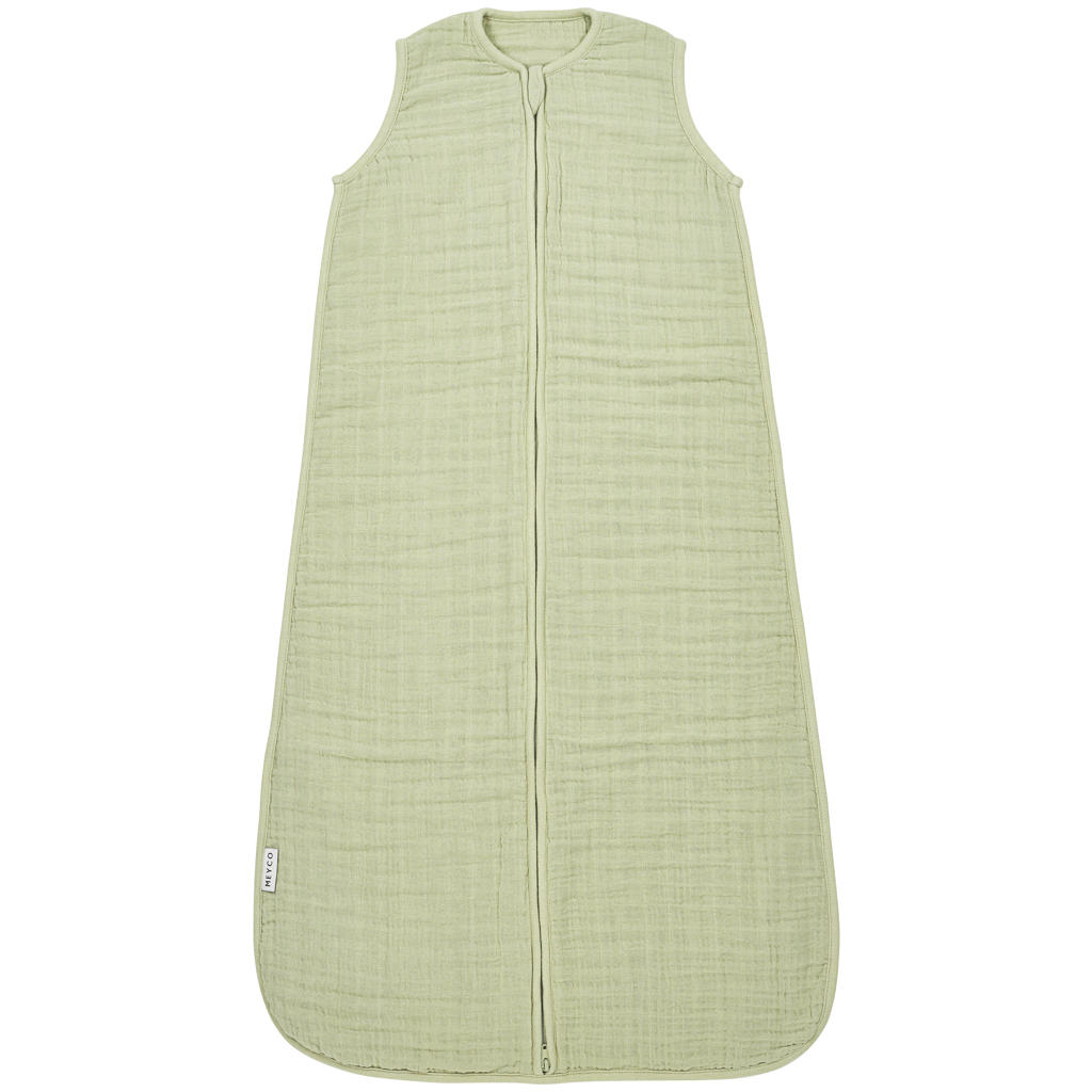 Meyco pre-washed hydrofiele zomerslaapzak soft olive